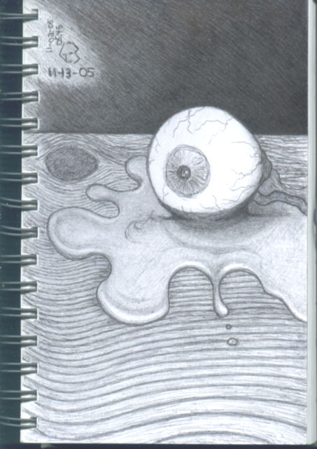 Ballpoint pen Eyeball